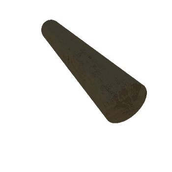 Sharp Round Wooden Pillar {3} 0.75M_1_2